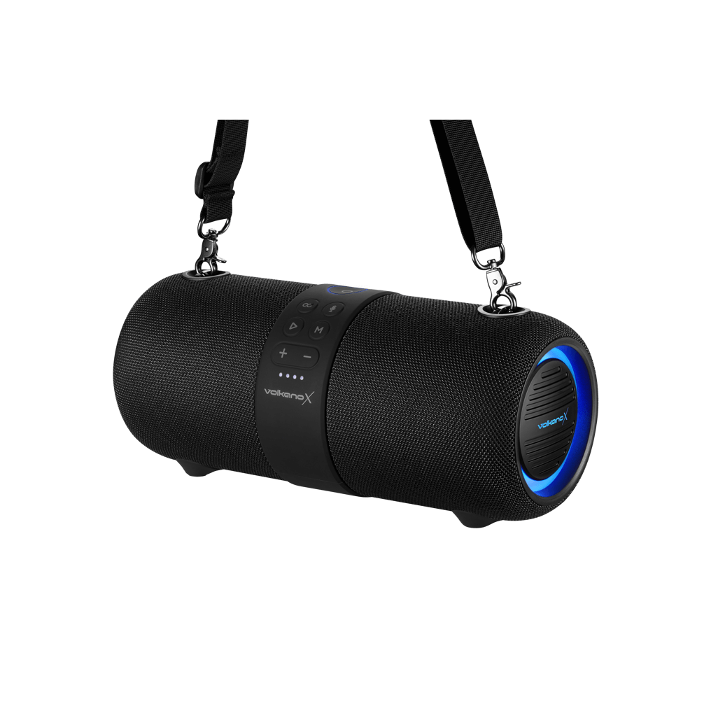 VolkanoX Python Series Bluetooth Speaker - Black