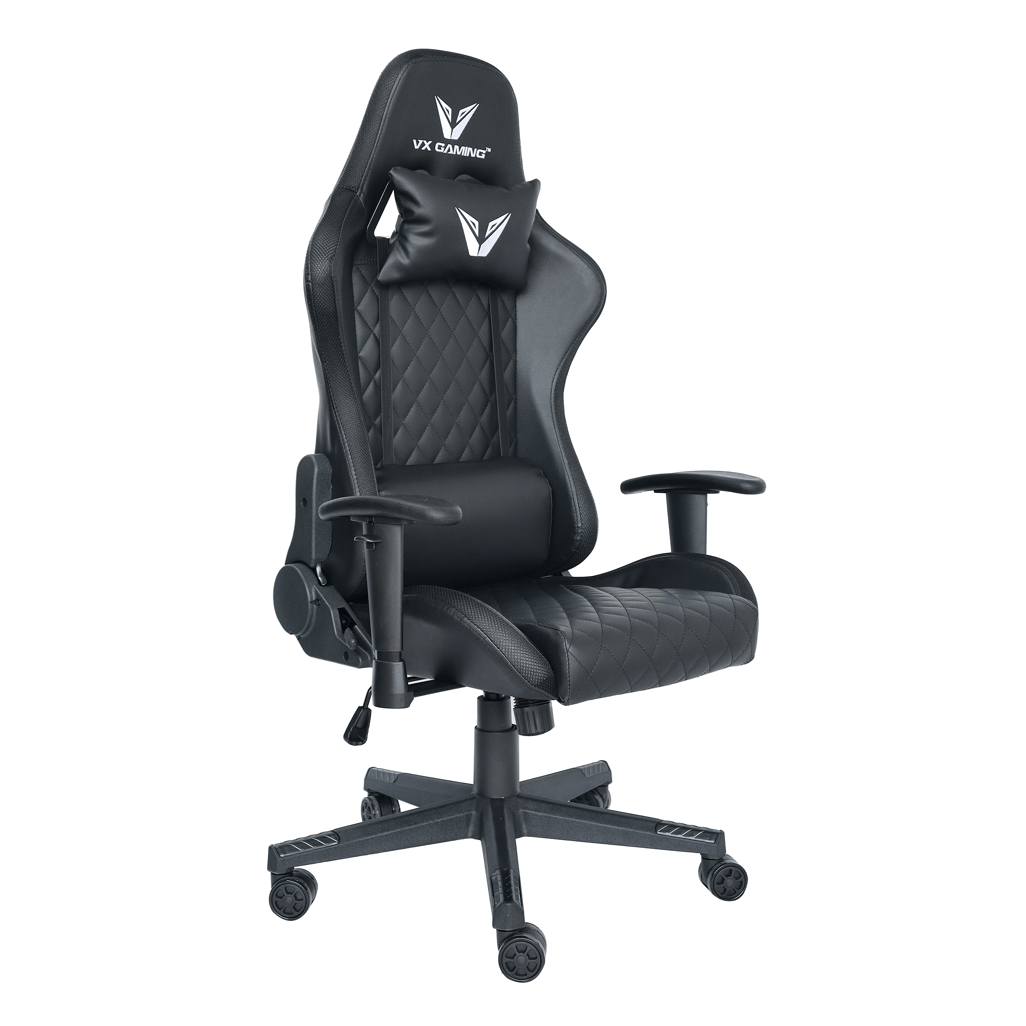 VX Gaming Astro Gaming Chair With Nylon Base, High Quality Faux Leather, 170 Degree Recline