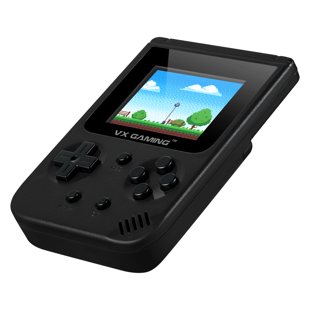 VX Gaming Retro2.0 Series Arcade Gaming Machine 500-in-1, Hand Held Gaming System BLK