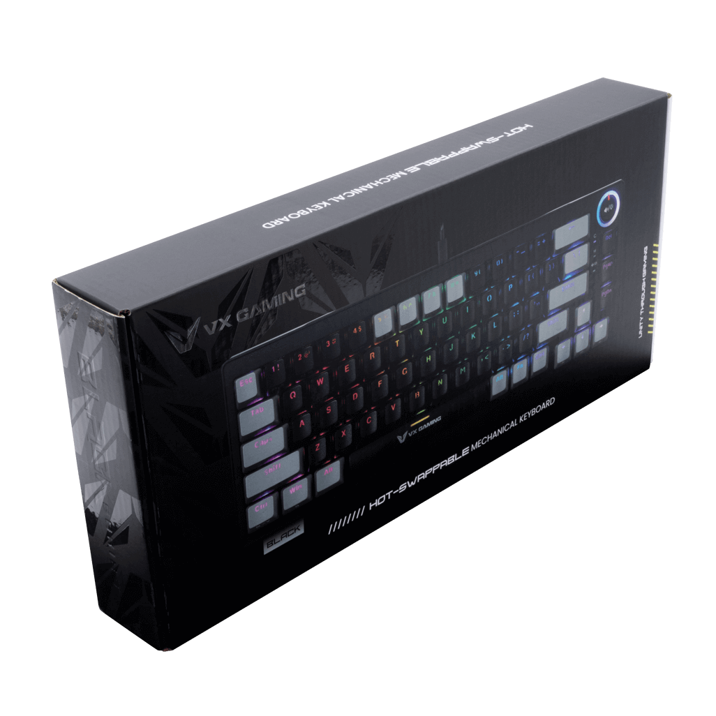 VX Gaming Sun-Wukong RGB Hot Swappable Mechanical Keyboard VX-232-GYBK