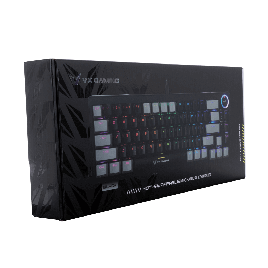 VX Gaming Sun-Wukong RGB Hot Swappable Mechanical Keyboard VX-232-GYBK