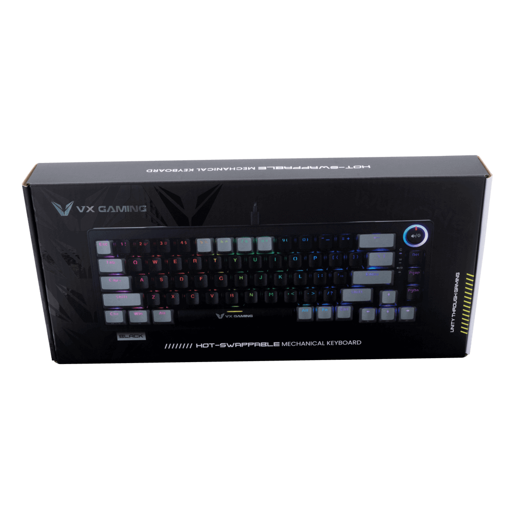 VX Gaming Sun-Wukong RGB Hot Swappable Mechanical Keyboard VX-232-GYBK