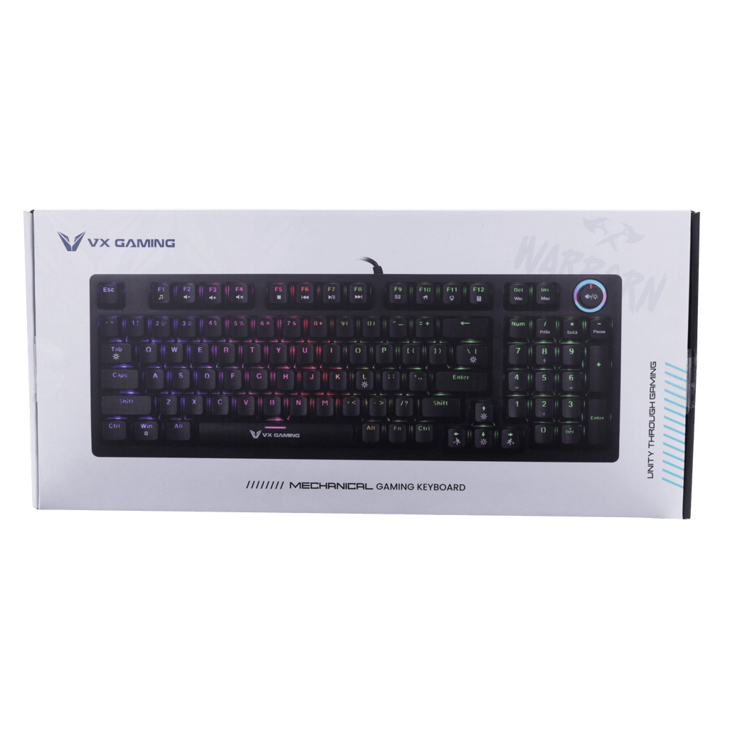 VX Gaming Warborn RGB TKL Mechanical Keyboard