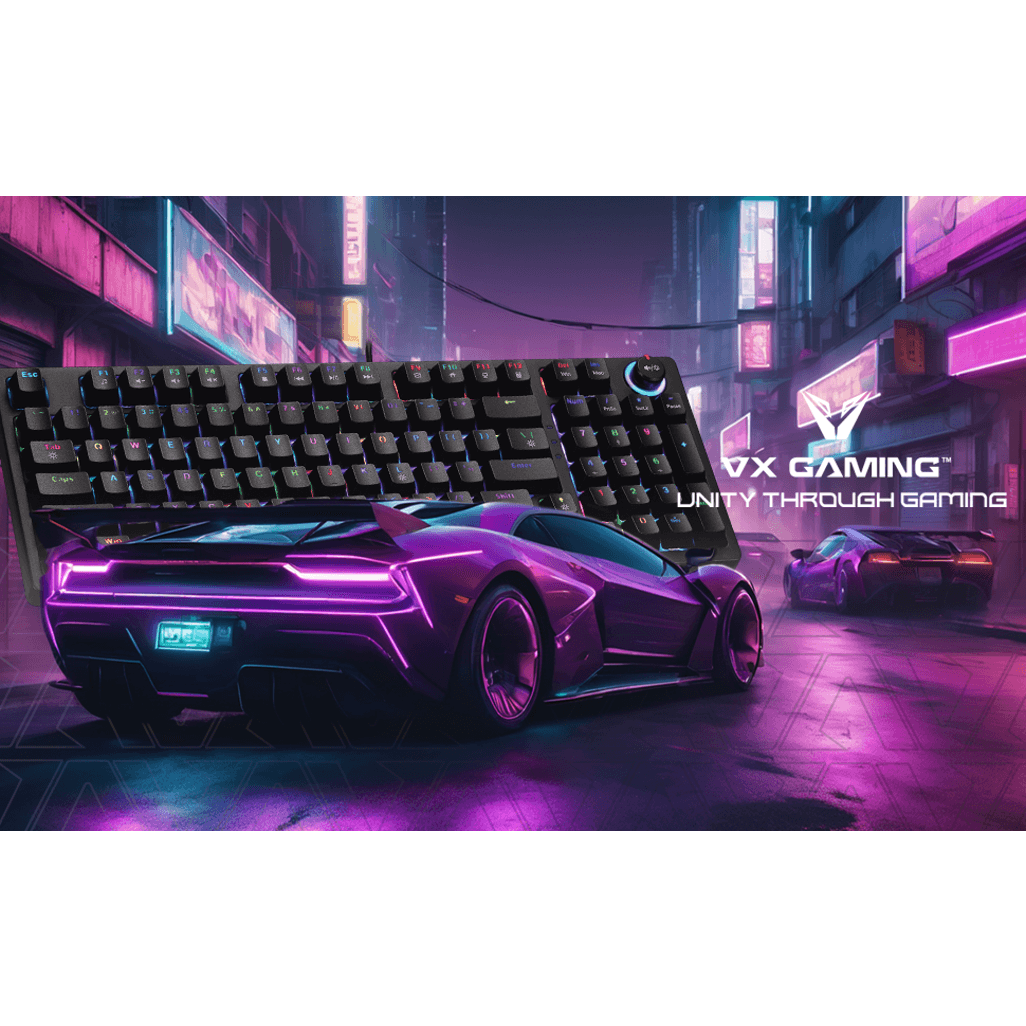 VX Gaming Warborn RGB TKL Mechanical Keyboard