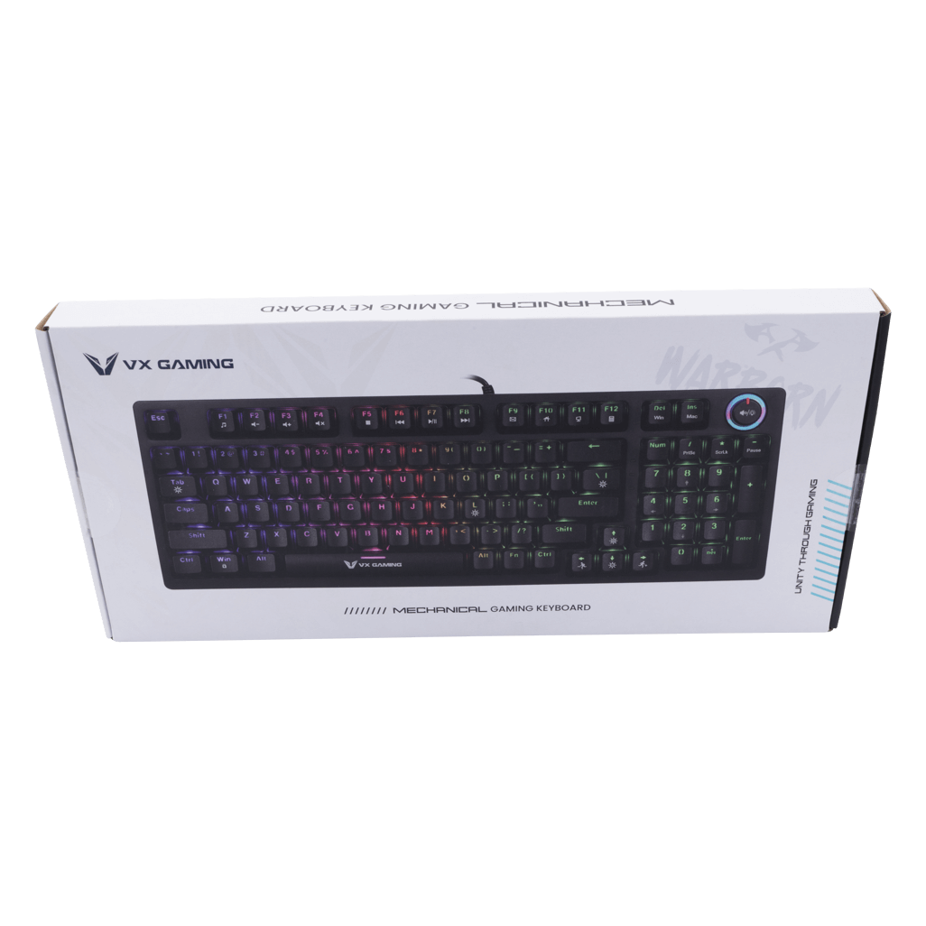 VX Gaming Warborn RGB TKL Mechanical Keyboard