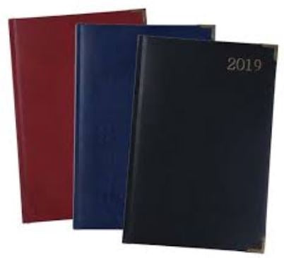 Diary  - A4 Executive Page-A-Day (Navy)