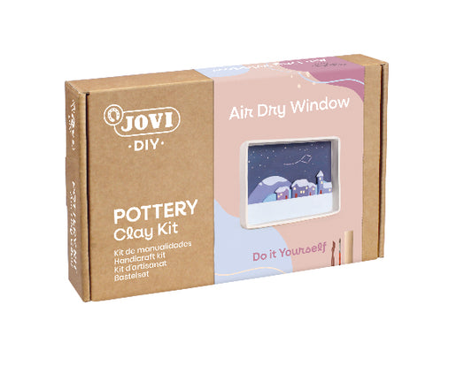 JOVI DIY Air Dry Clay Craft Kit - Window