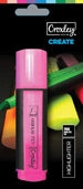CROXLEY CREATE Pink Highlighter Carded Each