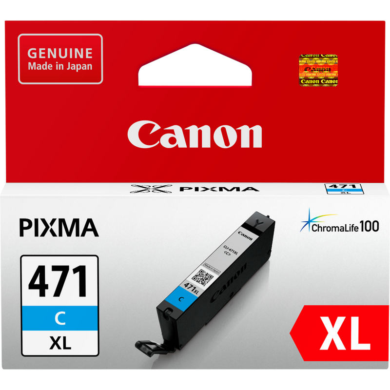 CANON INK CARTRIDGE CLI-471 H/YIELD CYAN