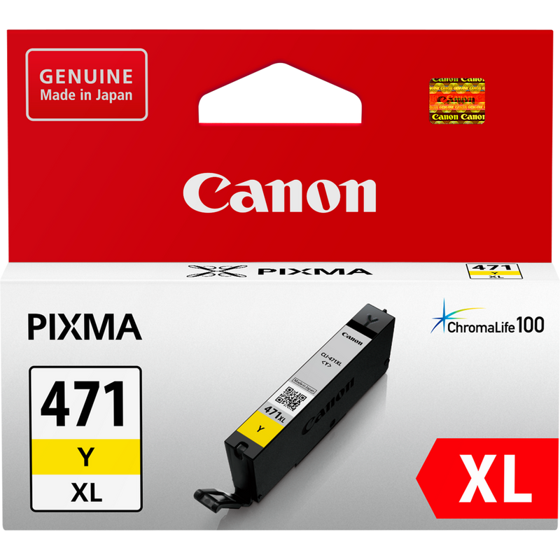 CANON INK CARTRIDGE CLI-471 H/YIELD YELLOW