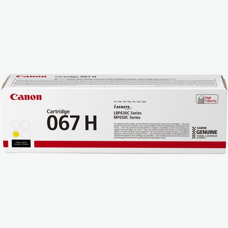 Canon 067 High Capacity Toner Cartridge (Yellow)