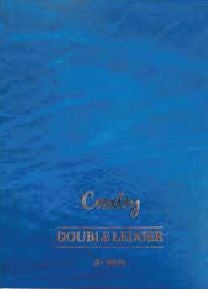 CROXLEY JD166 Account Book A4 Full Bound 192 Page Double Ledger Pack of 2