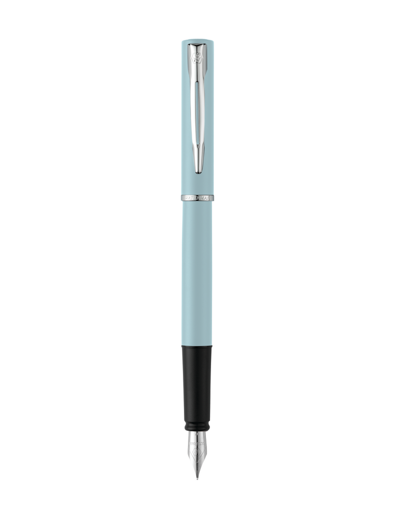 WATERMAN Allure Fountain Pen - Pastel Blue Chrome Trim