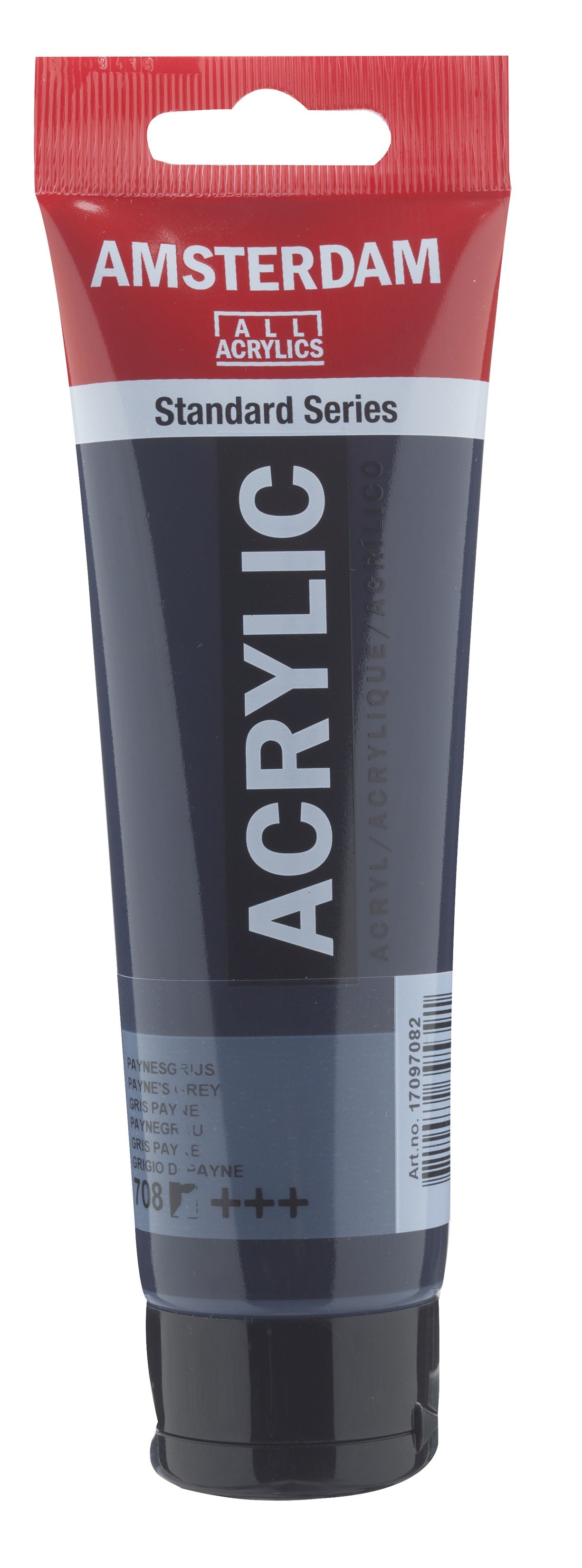 ROYAL TALENS AMSTERDAM Acrylic Colour - 120ml Tube (Paynes Grey)