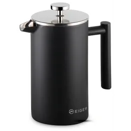TOSCA SERIES DOUBLE WALL COFFEE PRESS MATT BLACK 700ml