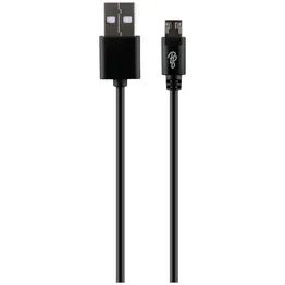 Pro Bass Power Series Boxed Round Micro USB Cable - Black