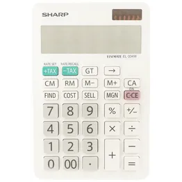 Sharp ElsiMate EL334WB - 12 Digit Desk Calculator