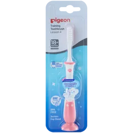 Pigeon Training Toothbrush Lesson 4 - Pink