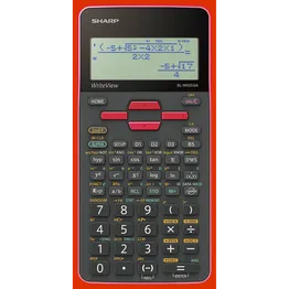 Sharp EL535 Scientific Calculator - 422 Functions- Red