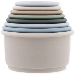 Echo Baby Silicone Stacking Cups - Ocean