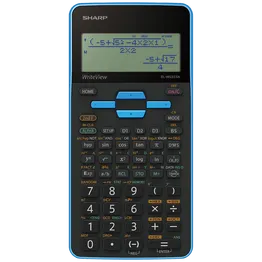 Sharp EL535 Scientific Calculator - 422 Functions- Blue