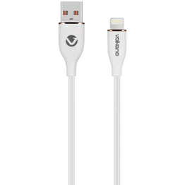 Volkano Flexi Series USB to MFI Lightning 2.5m 27w - White
