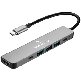 Volkano Expand Series 6-in-1 Type-C Hub