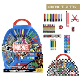 COLOURING STATIONERY SET 50 PIECES AVENGERS