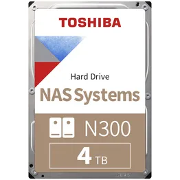 Toshiba N300 NAS Hard Drive 4TB SATA III  (512MB/7200RPM)