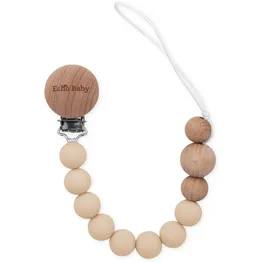 Echo Baby Silicone Dummy Clip - Ivory