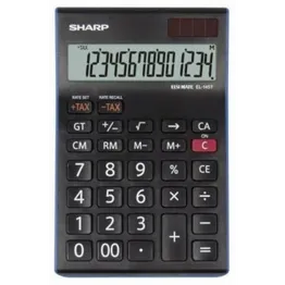 Sharp EL-145T Desk Calculator - 14 Digit Tax