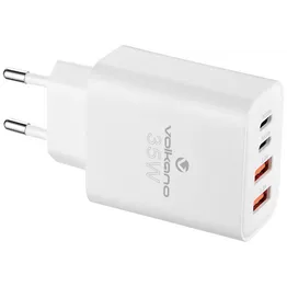 Volkano Quad Series 2x PD USB-C 2x USB-A 3a 35W Wall Charger