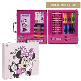 42-Piece Colouring Stationery Briefcase - Minnie Mouse