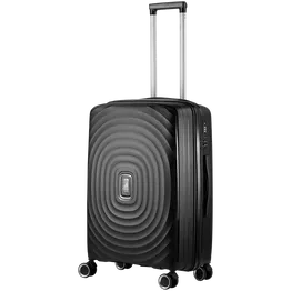 Travelwize Ripple PP 4-Wheel Spinner 55cm Luggage - Black