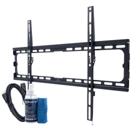 Volkano Steel Series Fixed TV Wall Mount Bundle for up to 86 inch TVs