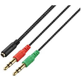 Volkano Unity Series AUX Splitter 4-Pole Socket to 2 AUX