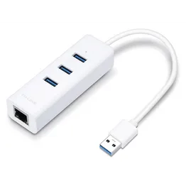 TP-Link UE330 USB 3.0 to Gigabit Ethernet Network Adapter with 3-Port USB 3.0 Hub