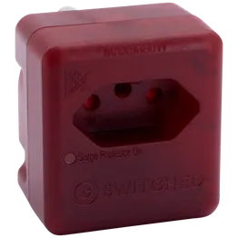 SWITCHED 1 Way High Surge Network Safe Adaptor