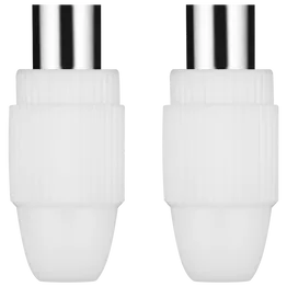 Volkano 1x Male 1x Female Coax Plugs