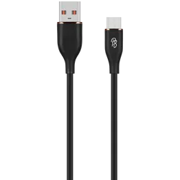 Pro Bass FlexiCord Series 2m USB to Micro Charging Cable - Black