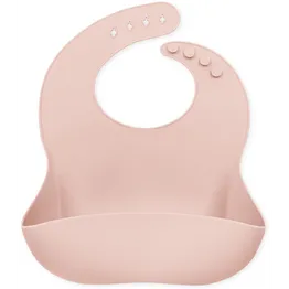 Echo Baby Silicone Bucket Bib - Rose