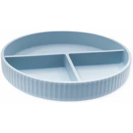 Echo Baby Silicone Suction Plate - Powder Blue