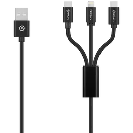 Amplify On the Fly 3-in-1 Charging Cable 1m