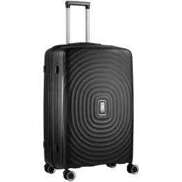 Travelwize Ripple PP 4-Wheel Spinner 75cm Luggage - Black