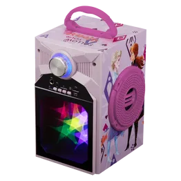 Disney Frozen Classic LED Stars Karaoke Machine with Microphone
