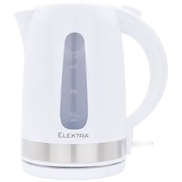 Elektra 1.7l Plastic Kettle - White