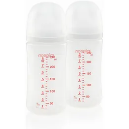 Pigeon SofTouch Nursing Bottle 240ml - Twin Pack