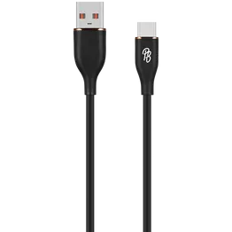 Pro Bass FlexiCord Series 2m USB to Type-C Charging Cable - Black