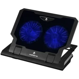 Volkano Glacier Series Upright Notebook Cooling Stand with Dual Fans