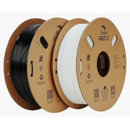 Creality Ender Fast PLA Filament Value Pack of 2 - White + Black